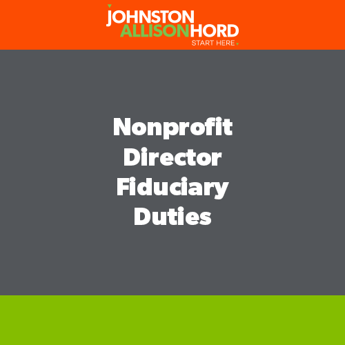 nonprofit board of directors fiduciary duties