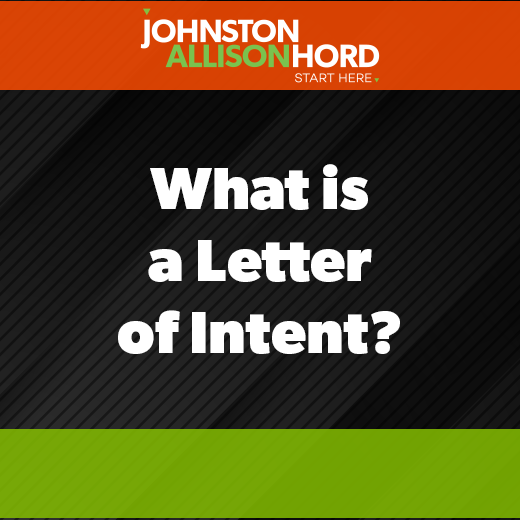 How Do You Get A Letter Of Intent How Do You Get A Letter Of Intent