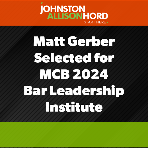 Matt Gerber Selected for MCB Bar Leadership Institute 2024