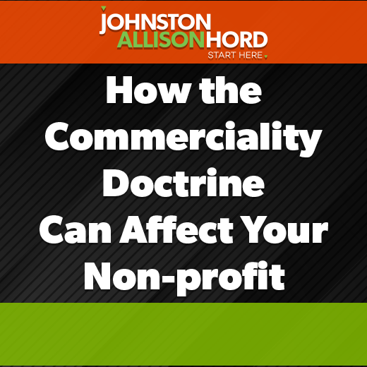 Non Income Producing Activity How the Commerciality Doctrine Can Affect Your Non-profit
